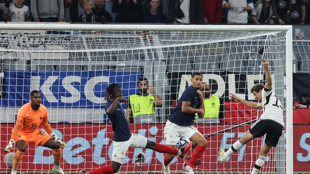 Thomas Müller schießt zum 1:0 ein | Getty Images